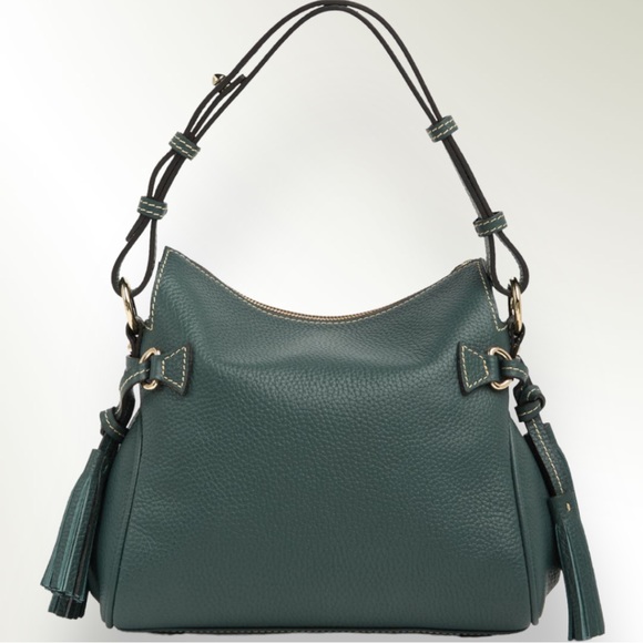 DOONEY AND BOURKE TASSEL FOREST GREEN SHOULDER BAG - Picture 2 of 5